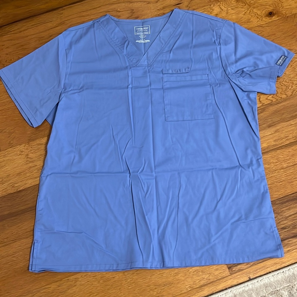 Cherokee Scrubs for‎ Men V-Neck Top, Workwear Professionals Soft Stretch WW675